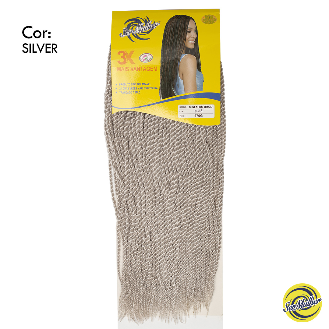 MINI AFRO BRAID (MINI SENEGALESE) 270G – Fibra Sintética – Ser Mulher – Seu  Atacado do Cabelo