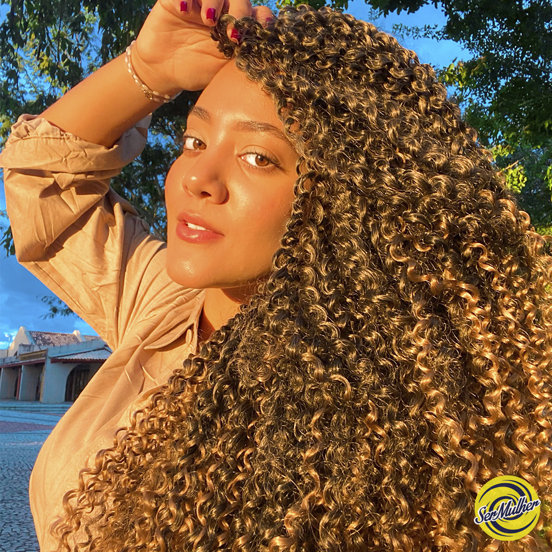 Cabelo Cacheado Sara Ser Mulher Crochet Braids 340g 50cm (SP2/27)