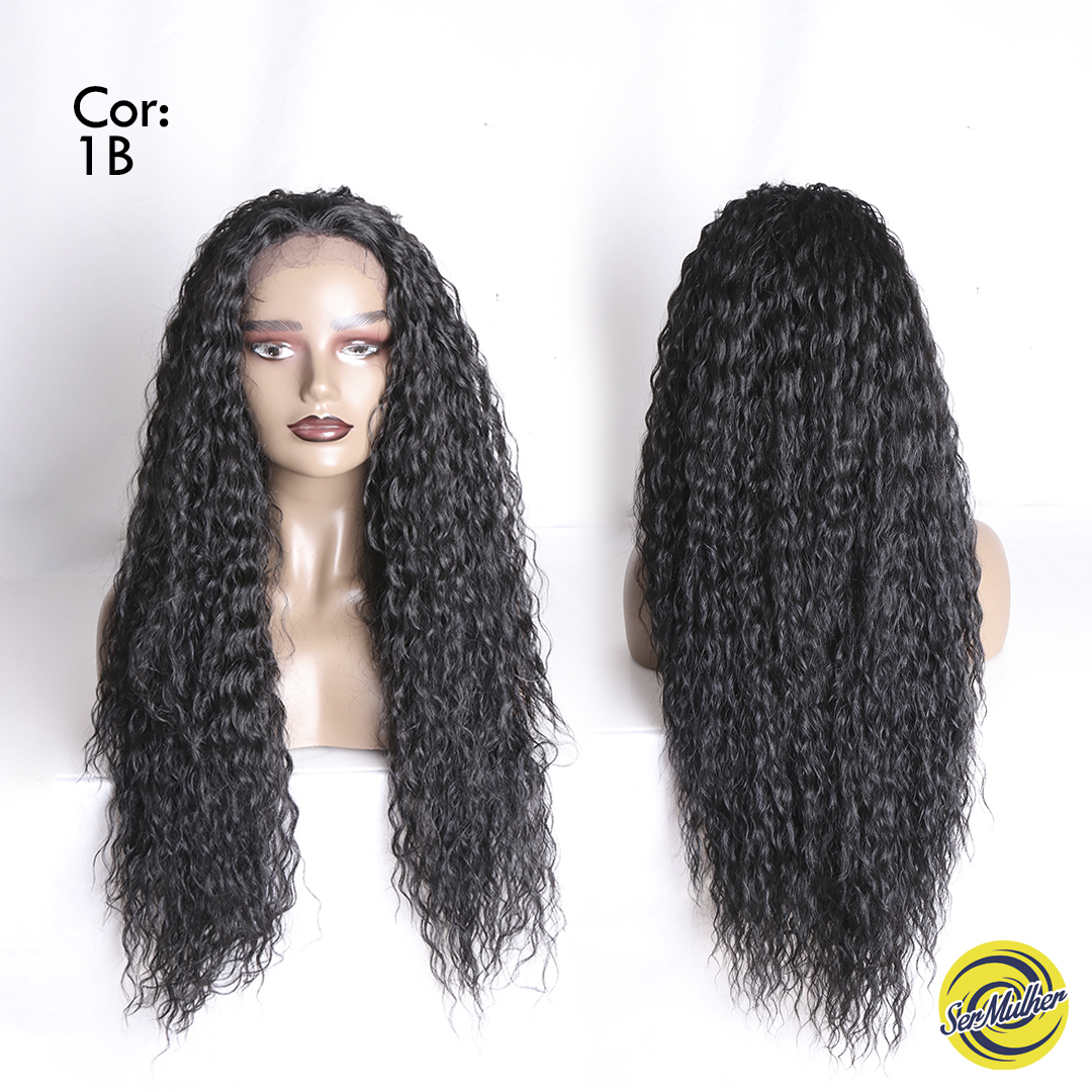 Peruca Lace Front Kama Fibra Futura Premium Repartição Livre 76 cm Ser  Mulher - Loja de Cabelo - Loja de Perucas e Cabelos